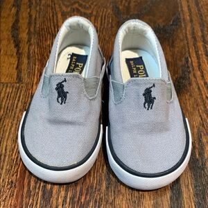 Polo by Ralph Lauren Kids Grey Slip-On Shoes sz 5